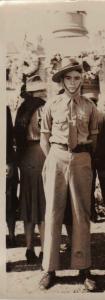 John Richard Laws in cadet uniiform